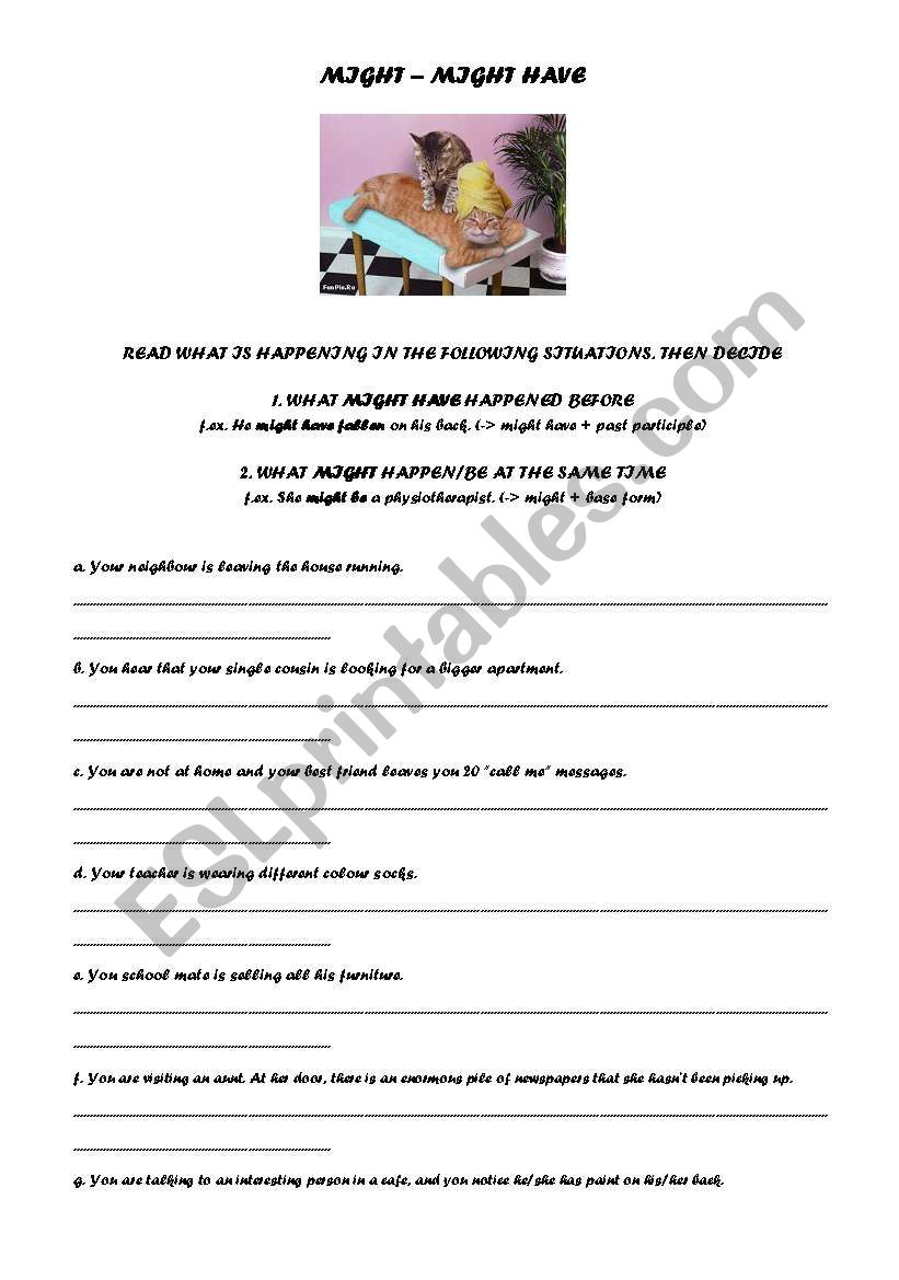 might - might have worksheet