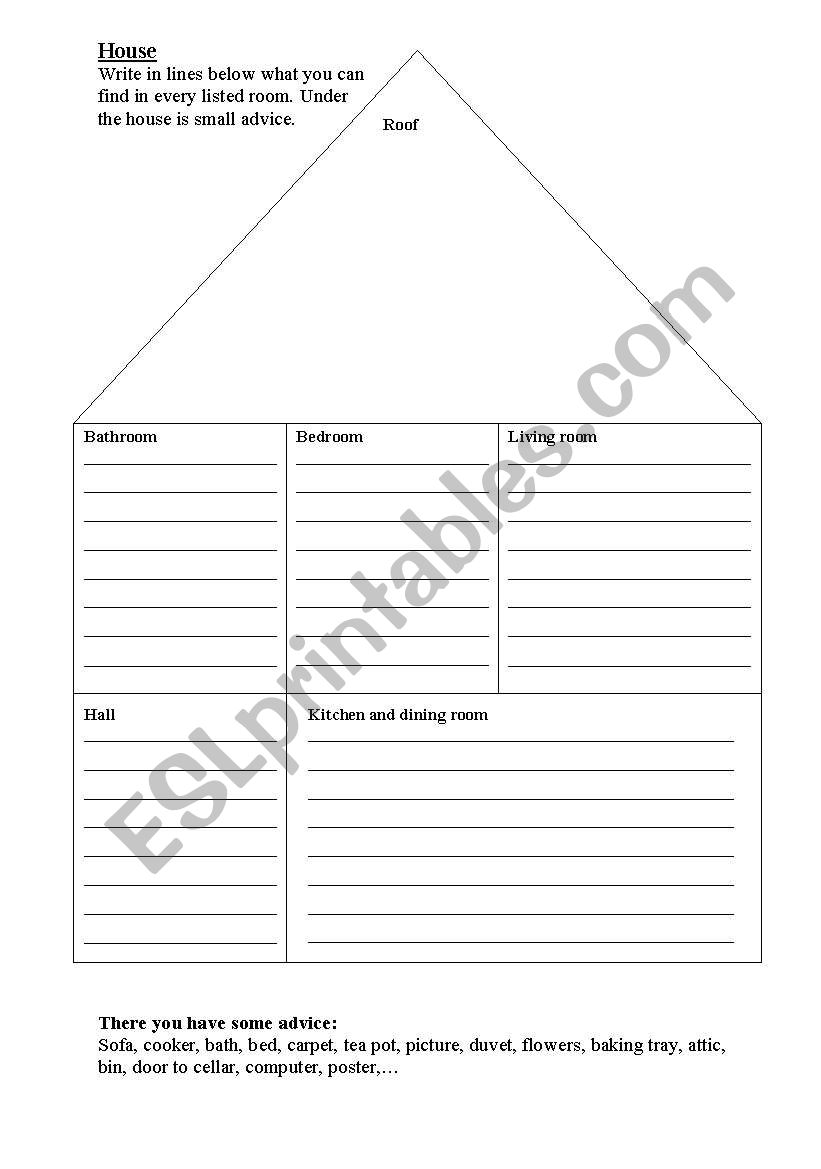 House worksheet