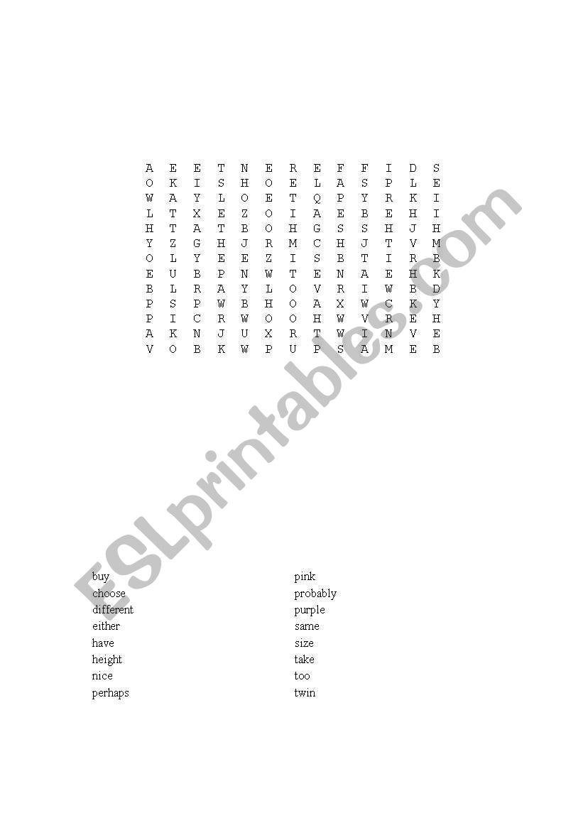 vocabulary puzzle worksheet