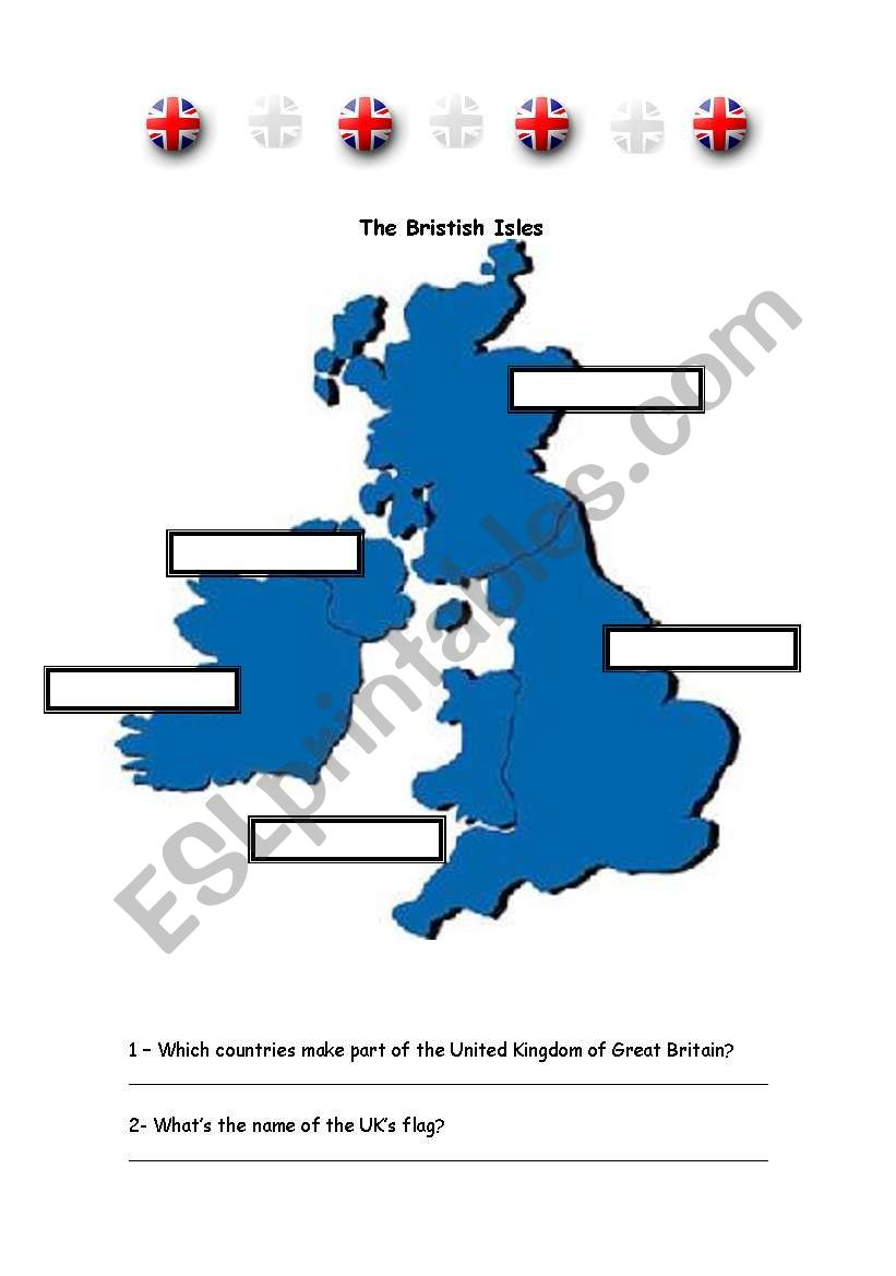 Gepgraphy - UK worksheet