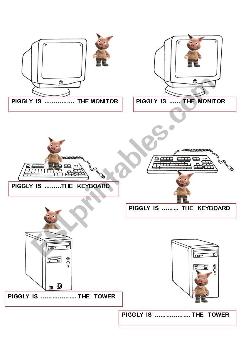 wheres Piggly? worksheet