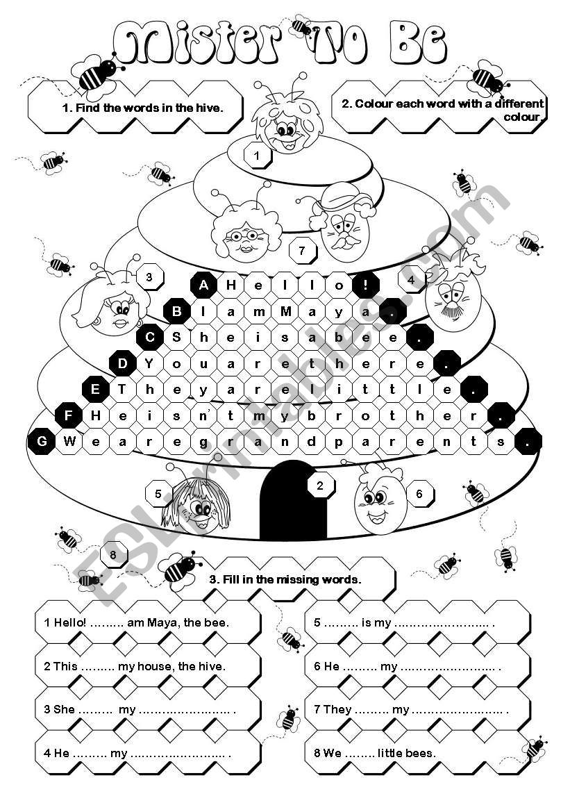 Mister To Be (4/4) worksheet