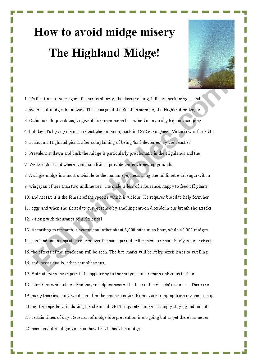 The Highland Midge! - Error correction