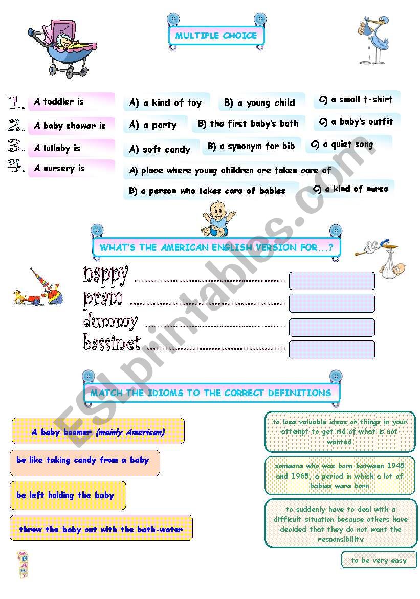 My baby (part 2 / 2 ) worksheet