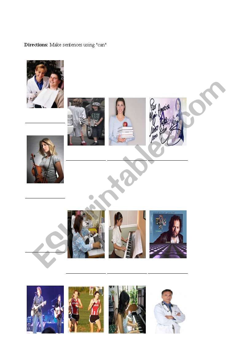 can worksheet