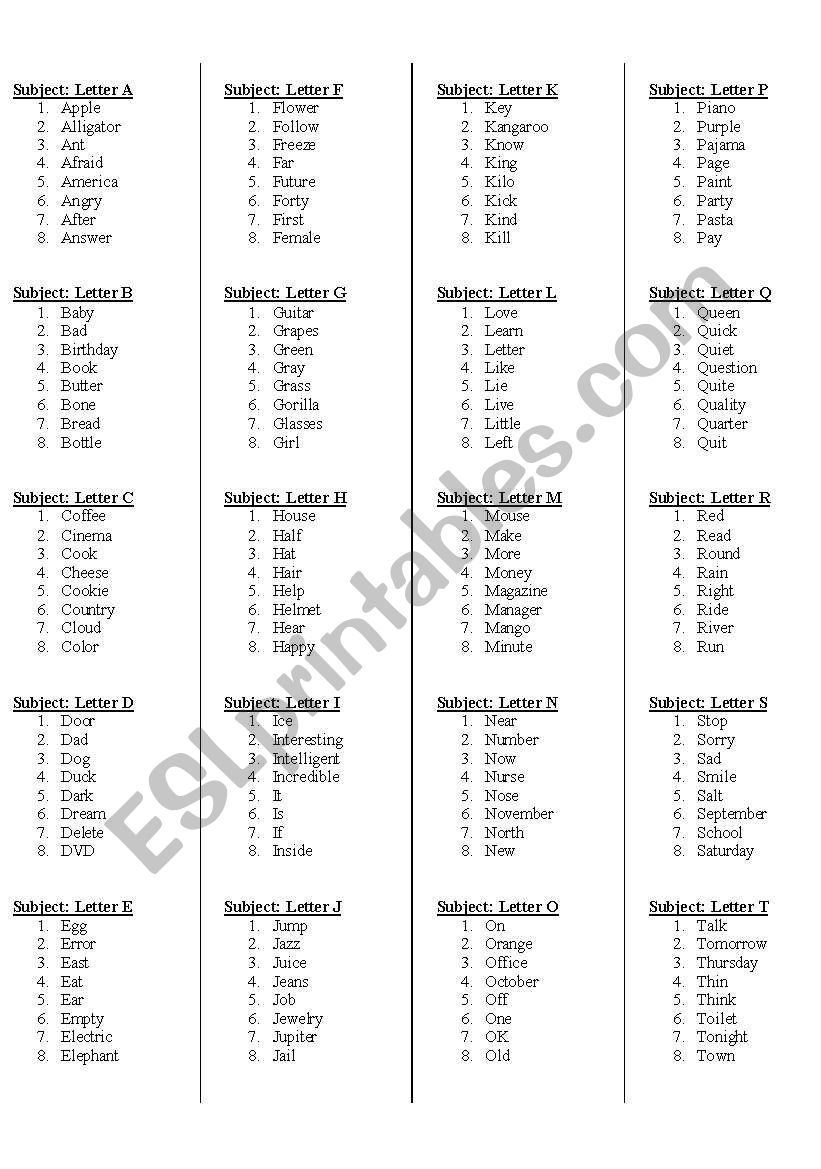 Relative Clauses Class Activity Speaking