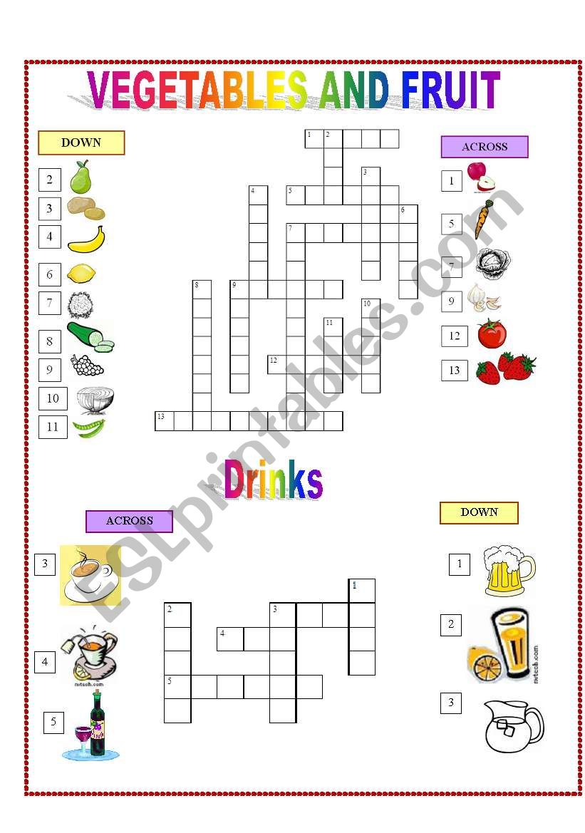 Food worksheet