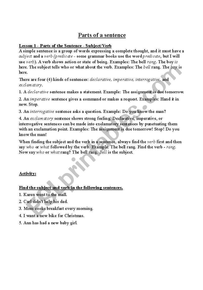 english-worksheets-parts-of-a-sentence