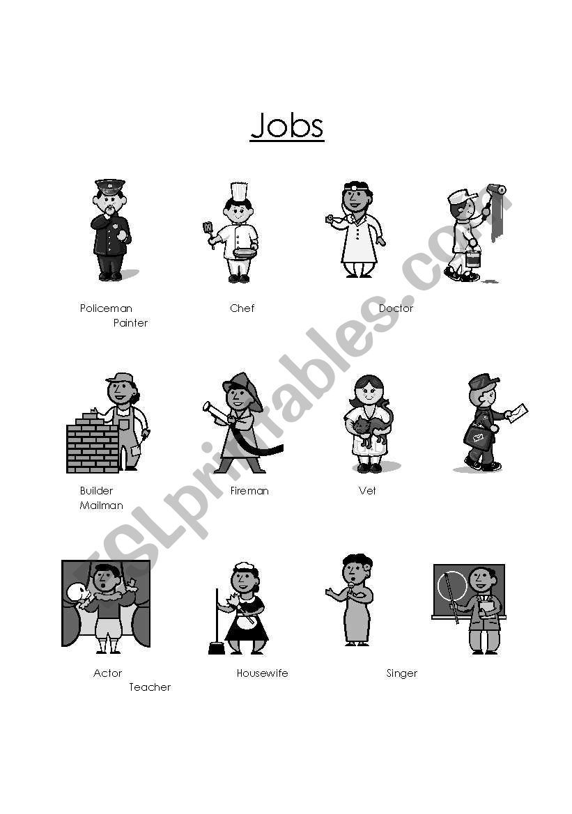 JOBS  worksheet