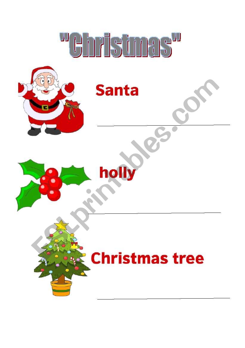 ChristmasKids worksheet