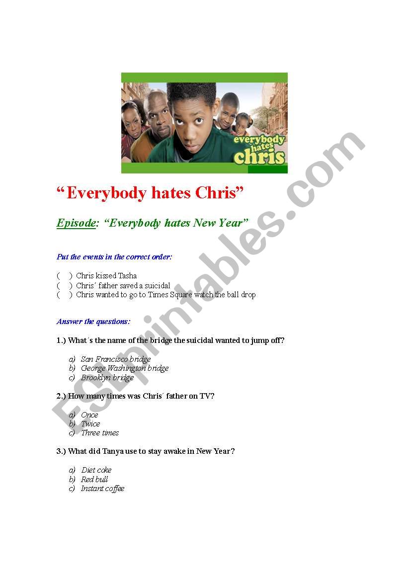 Everybody hates Chris TV series