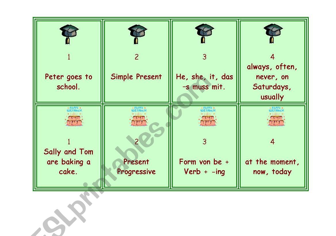 Happy Families worksheet