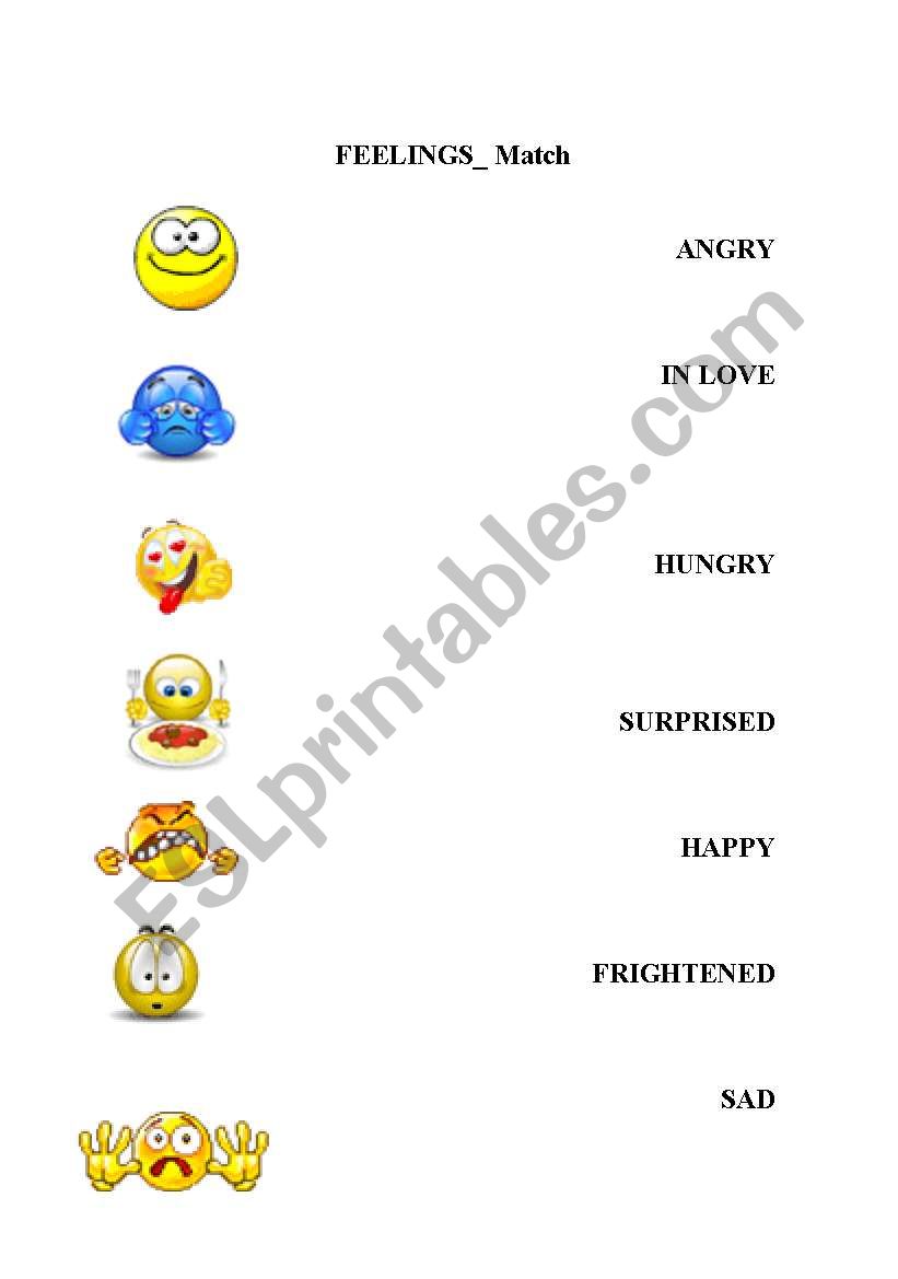 FEELINGS worksheet