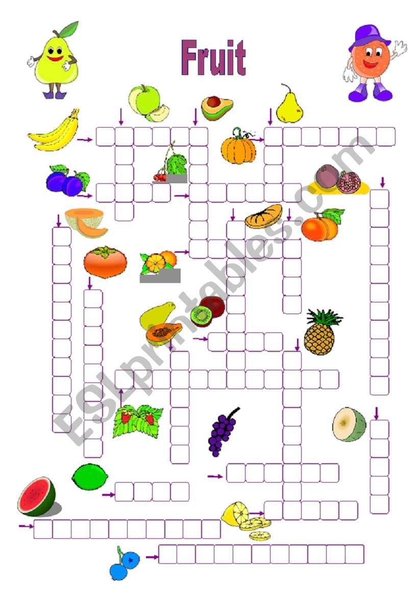 Fruit (12.11.09) worksheet