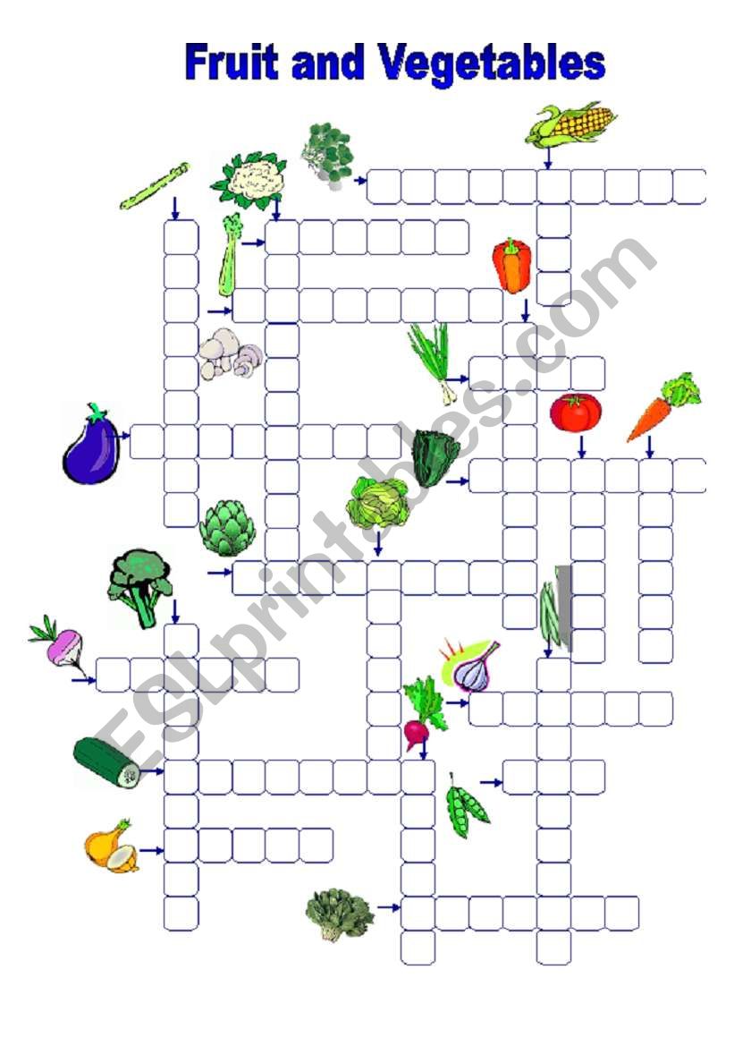Vegetables (12.11.09) worksheet