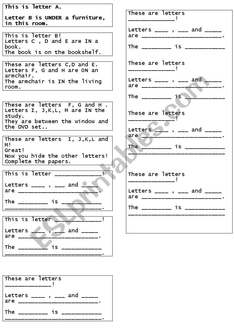 Alphabet Hunt worksheet