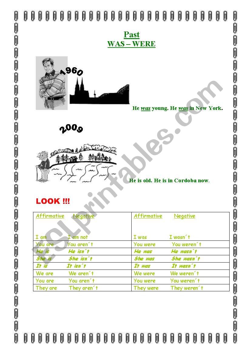 Teaching simple past worksheet