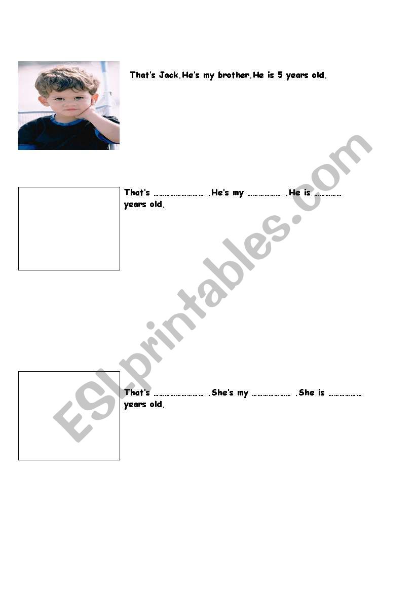 Talking About Other People worksheet