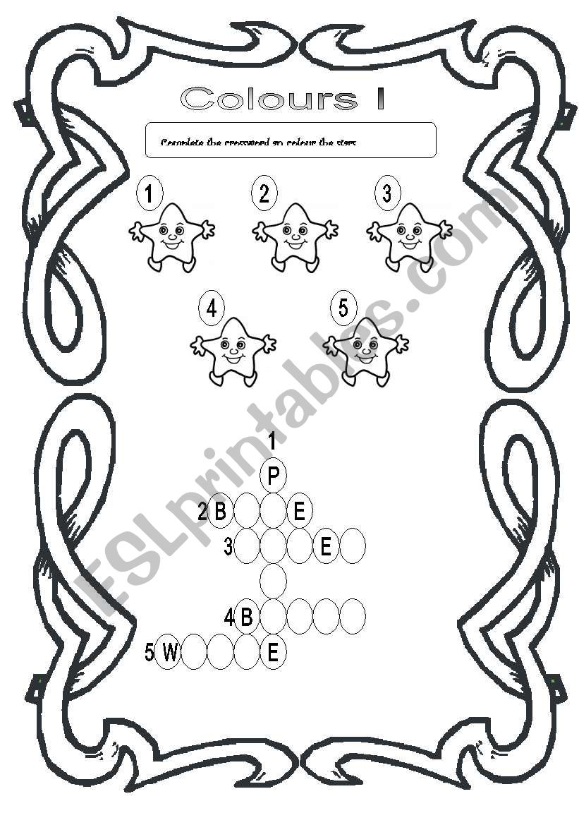 COLOURS 2  worksheet