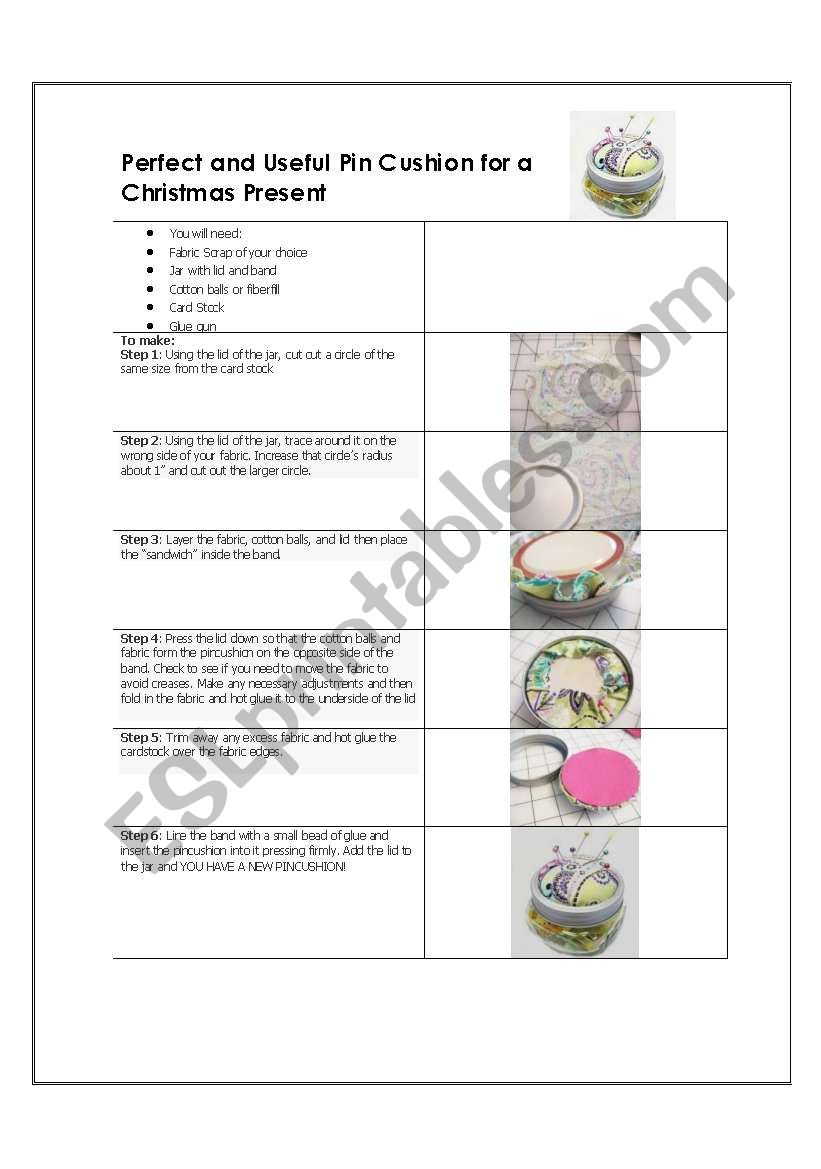 A perfect and Useful Christmas present or a writing task