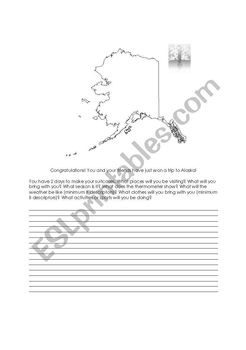 Weather and Seasons worksheet