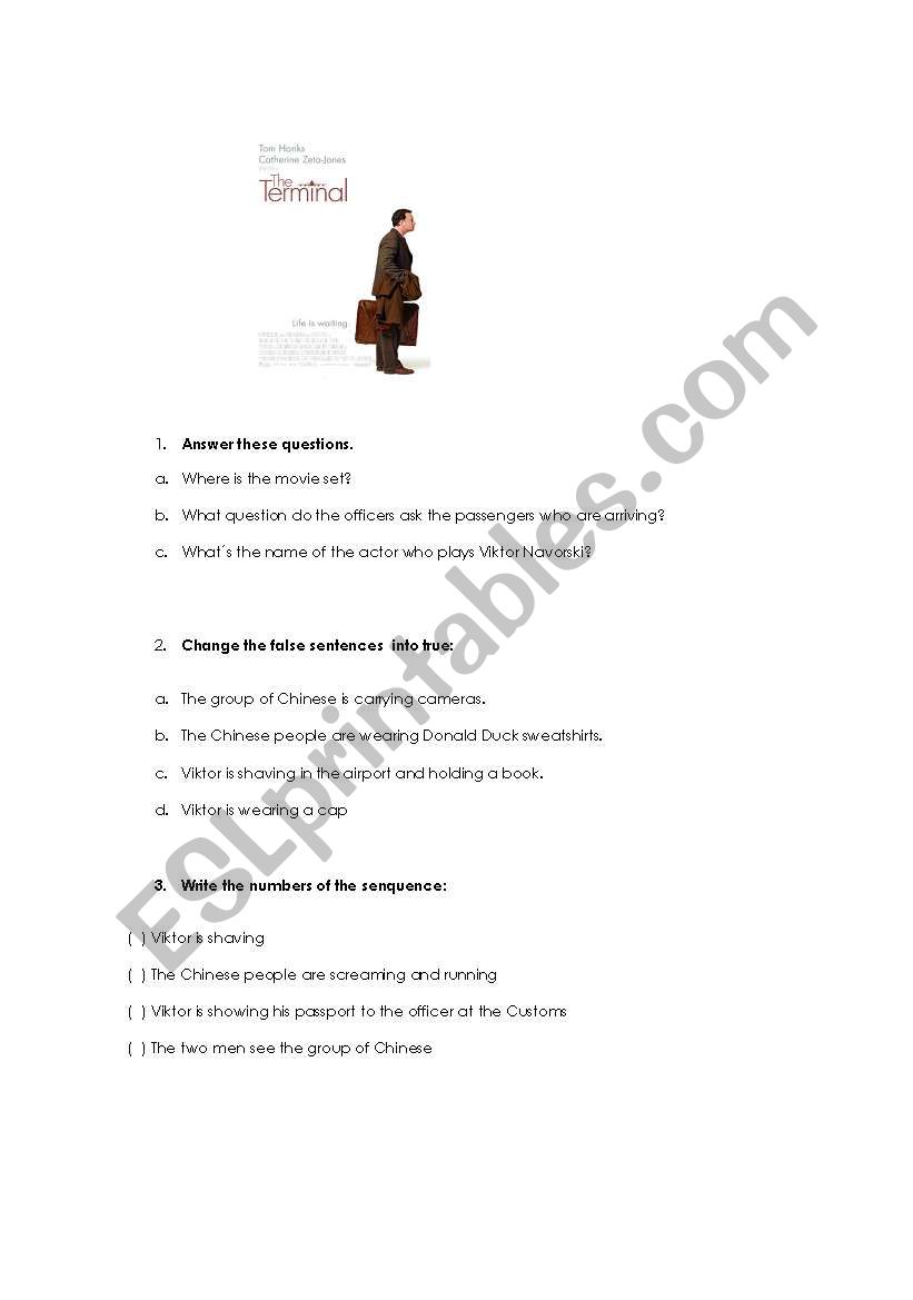 The Terminal worksheet