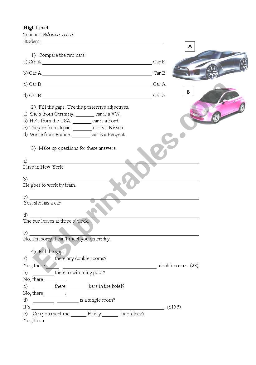 Busisness English Grammar  worksheet