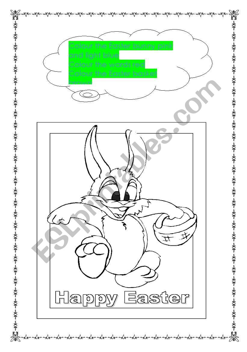 easter worksheet