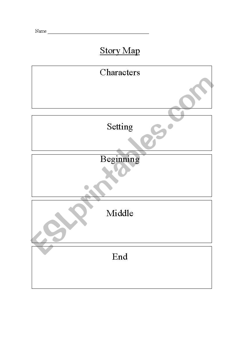 Story Map worksheet