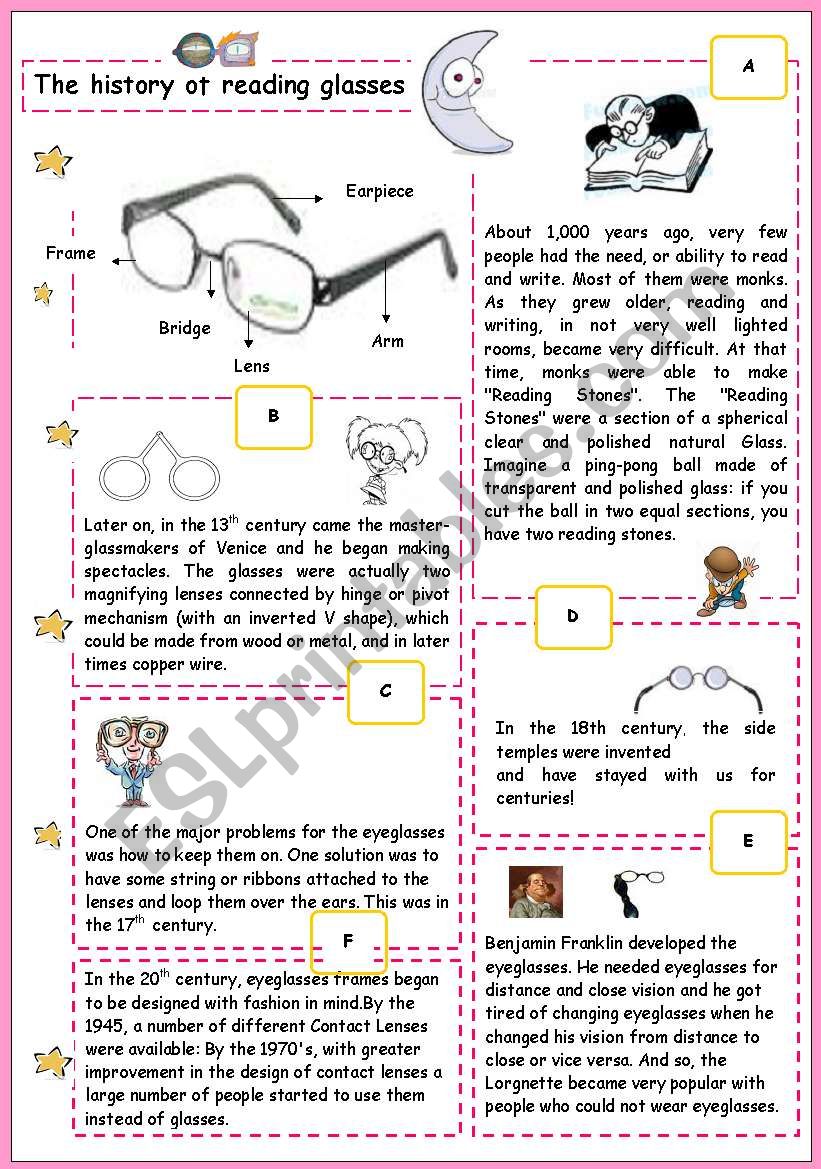 The history of reading glasses