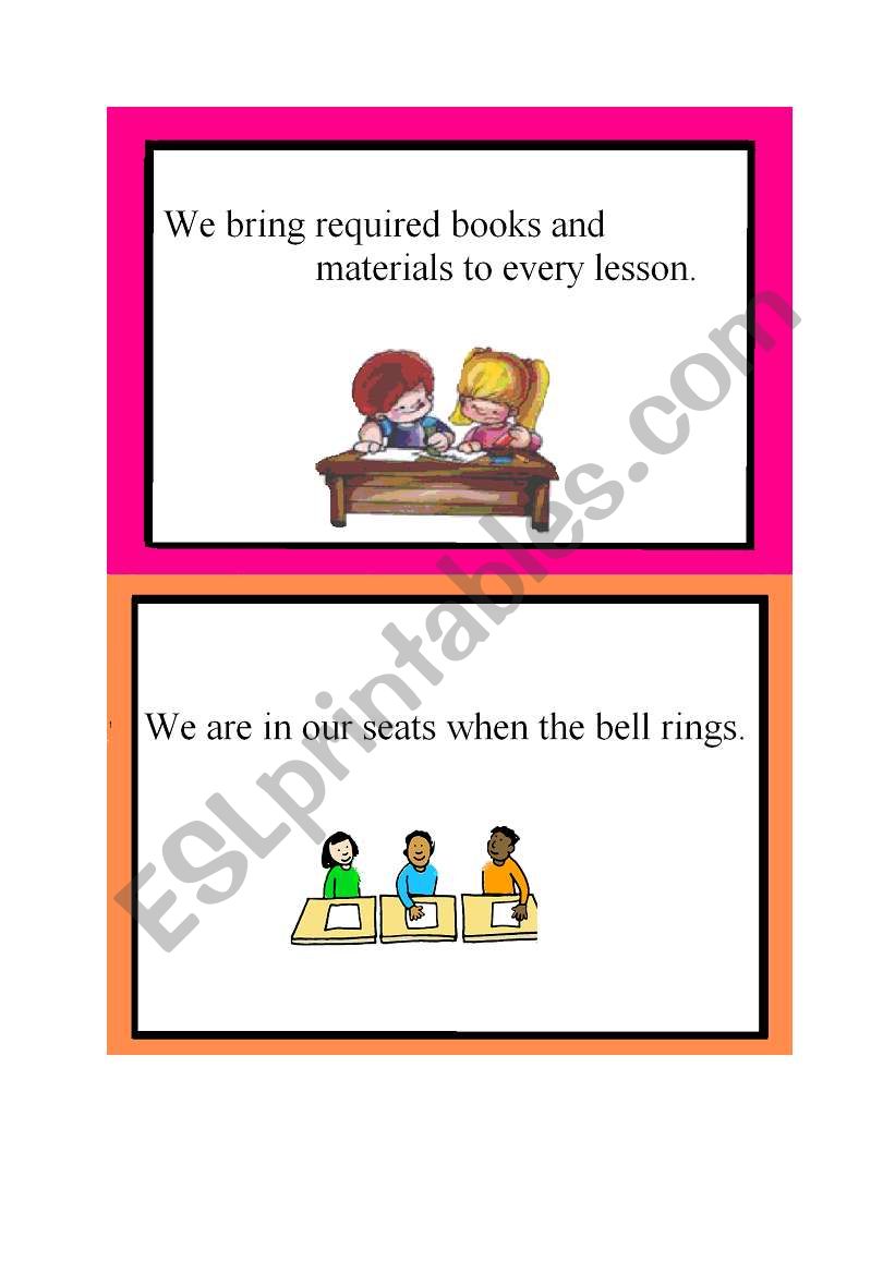 classroom rules 1 worksheet