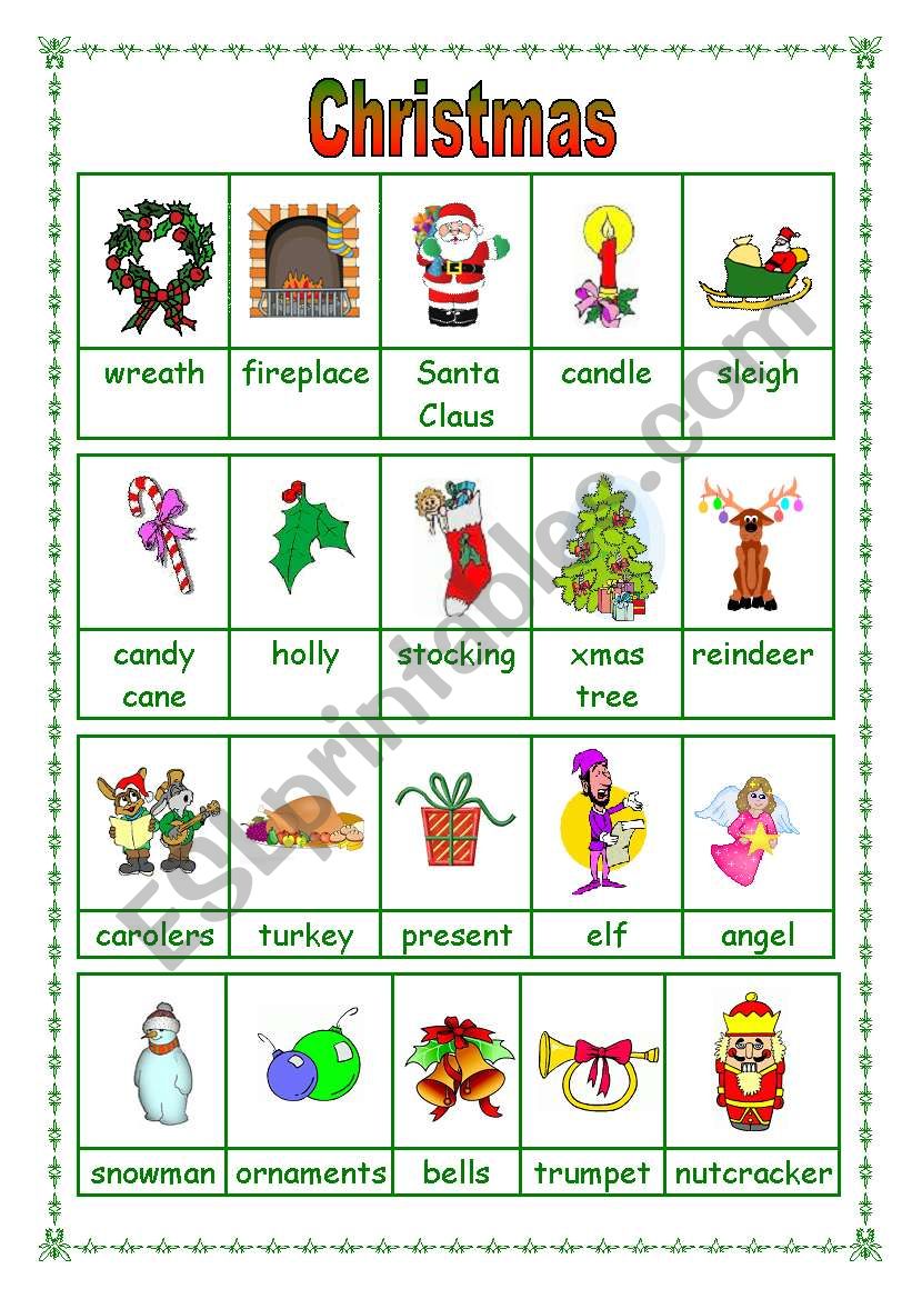 Christmas (14.11.09) worksheet