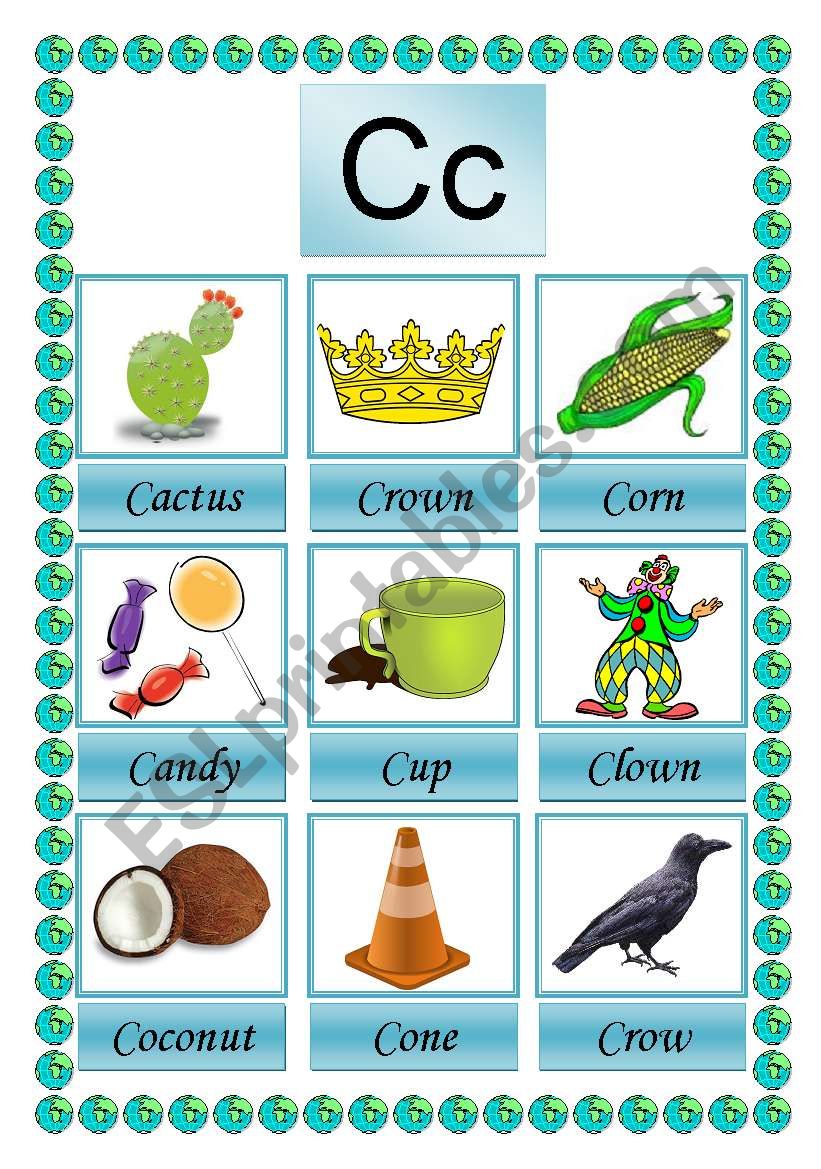 picture dictioary C 2-2 worksheet