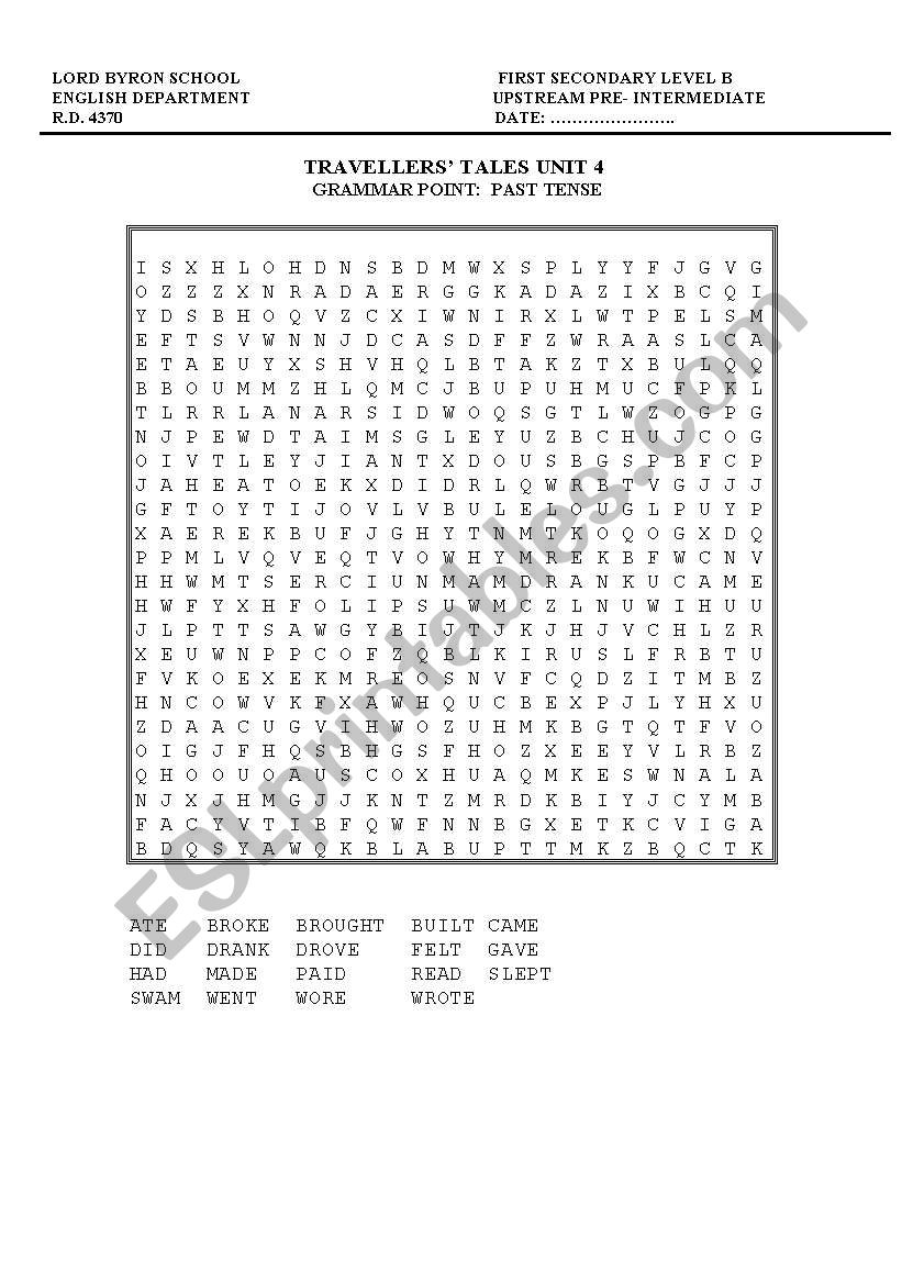 puzzle worksheet