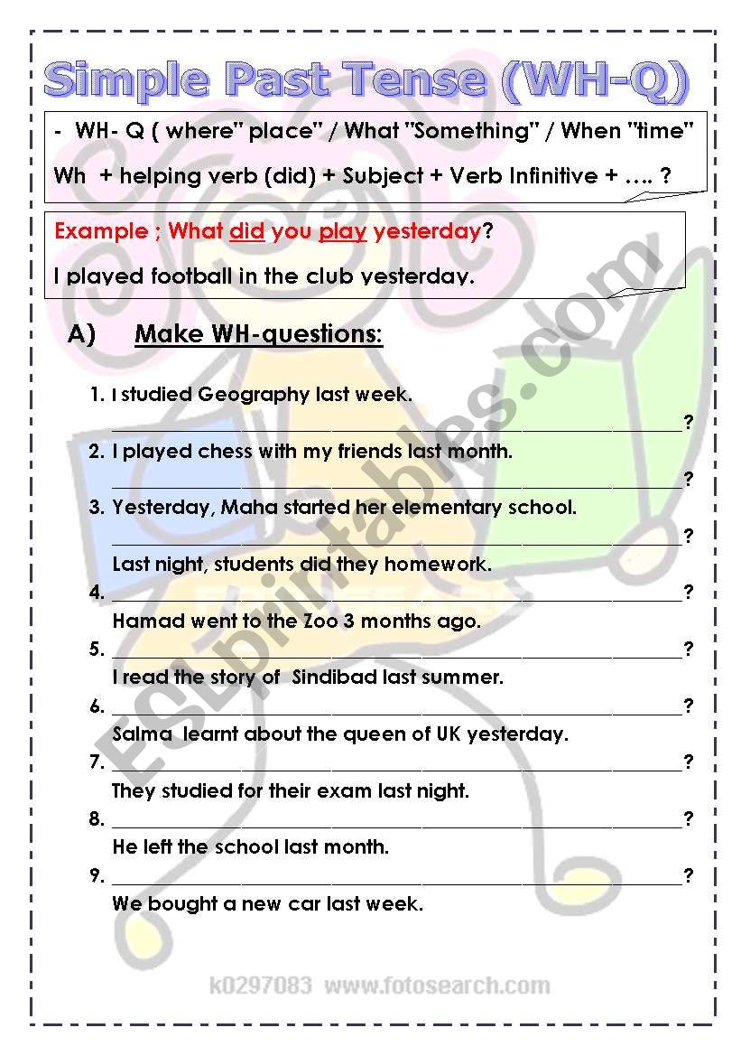 revision-worksheet-past-simple-regular-verbs-esl-my-xxx-hot-girl