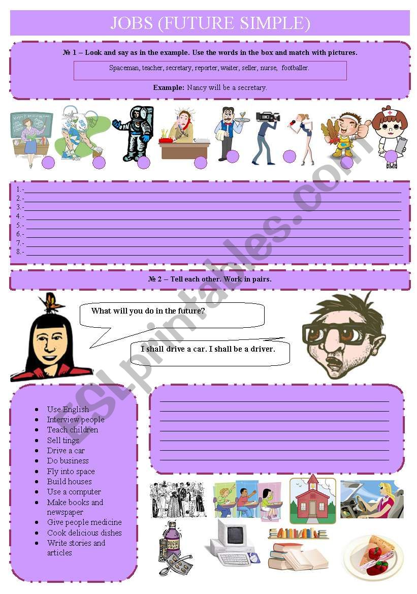 JOBS worksheet