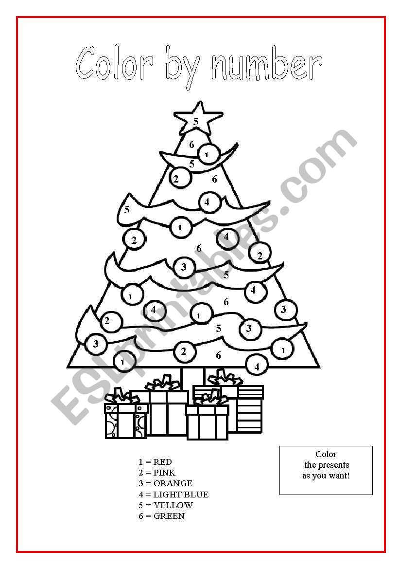 color by number worksheet