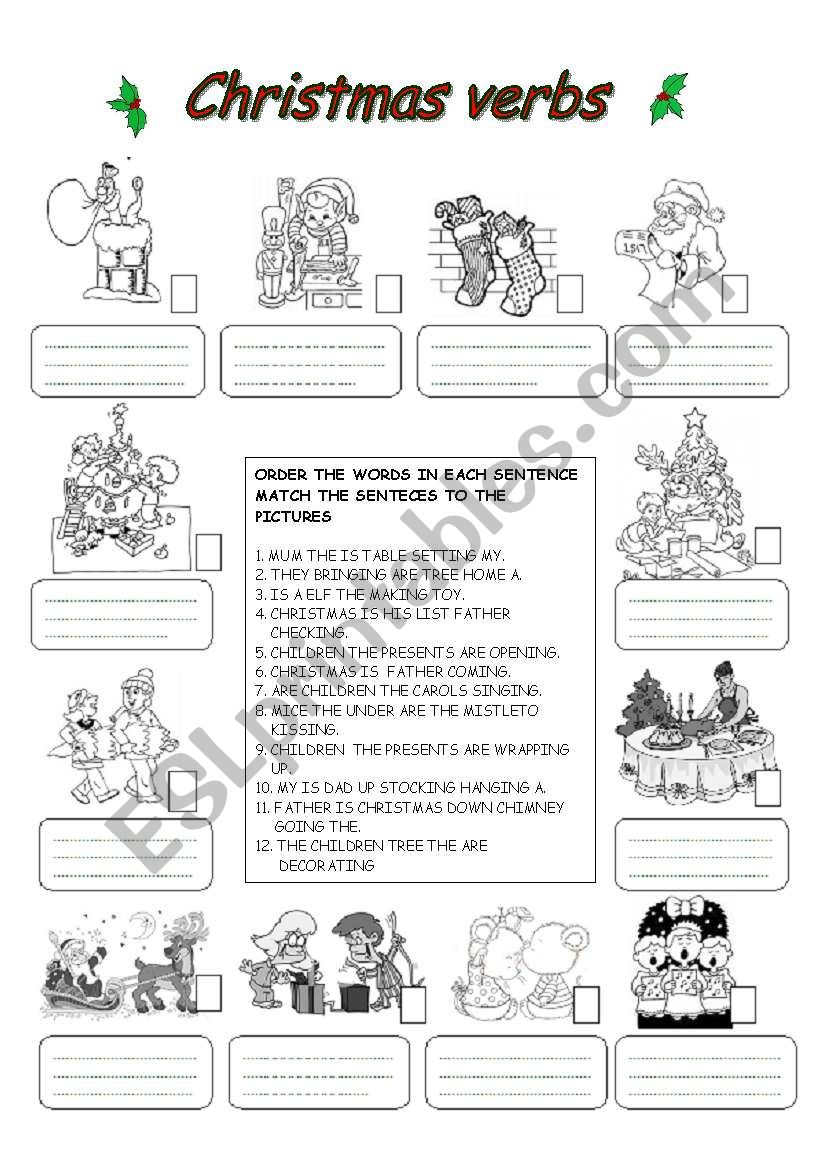 Christmas  worksheet