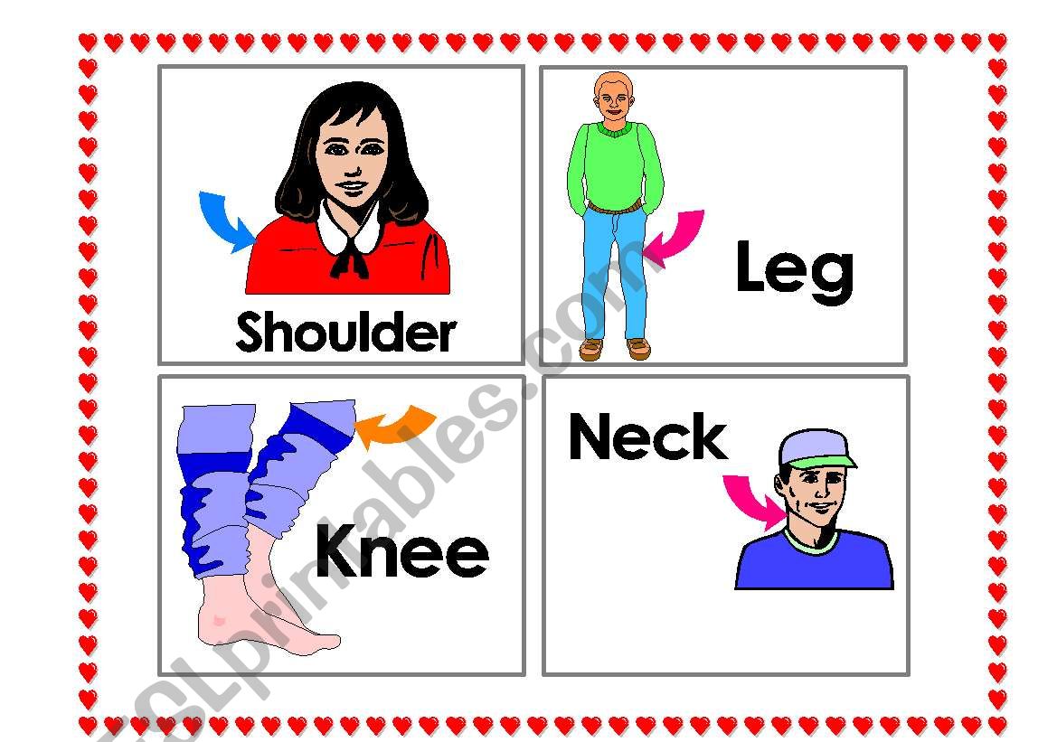 Body Parts worksheet