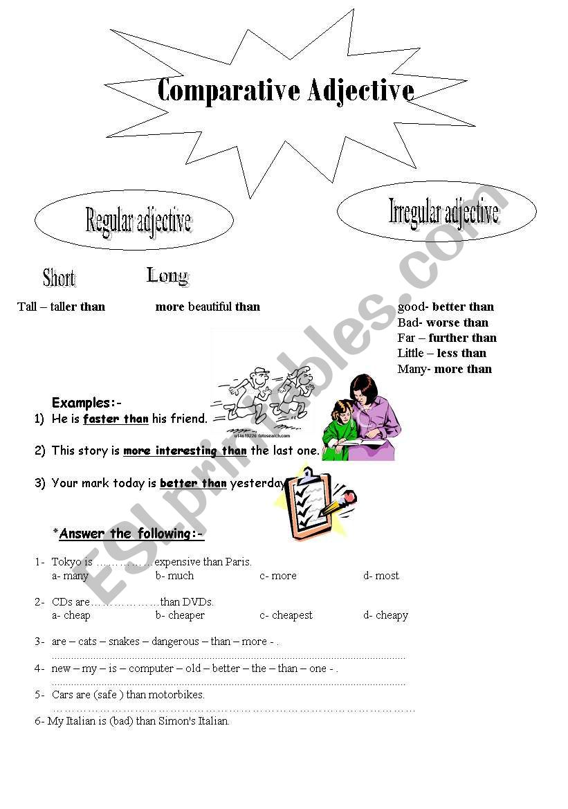 Grammar / Comparative Adjectives