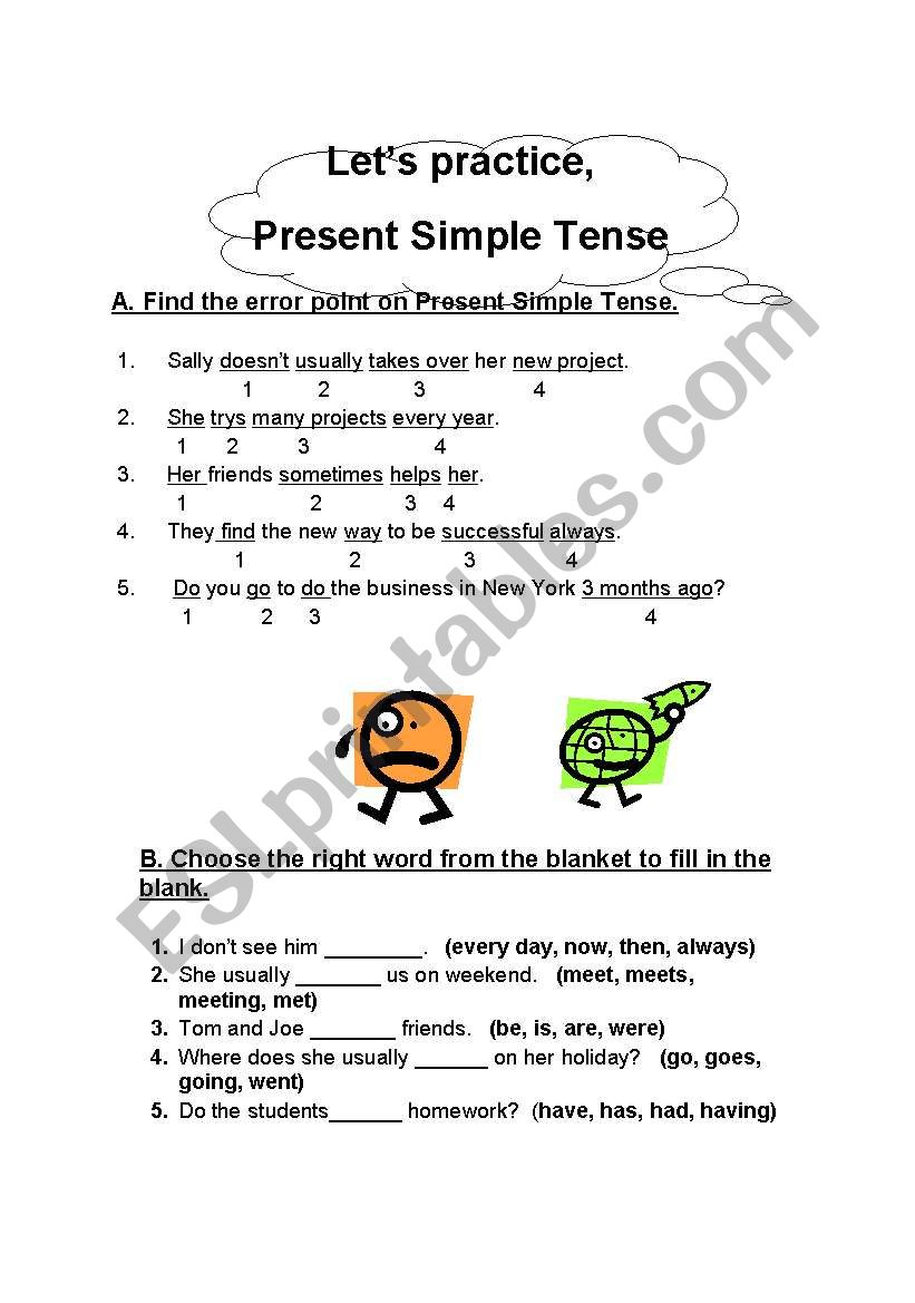 Lets Practice Present Simple Tense