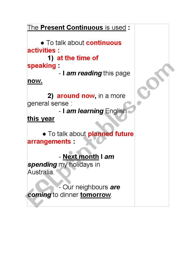 present simple worksheet