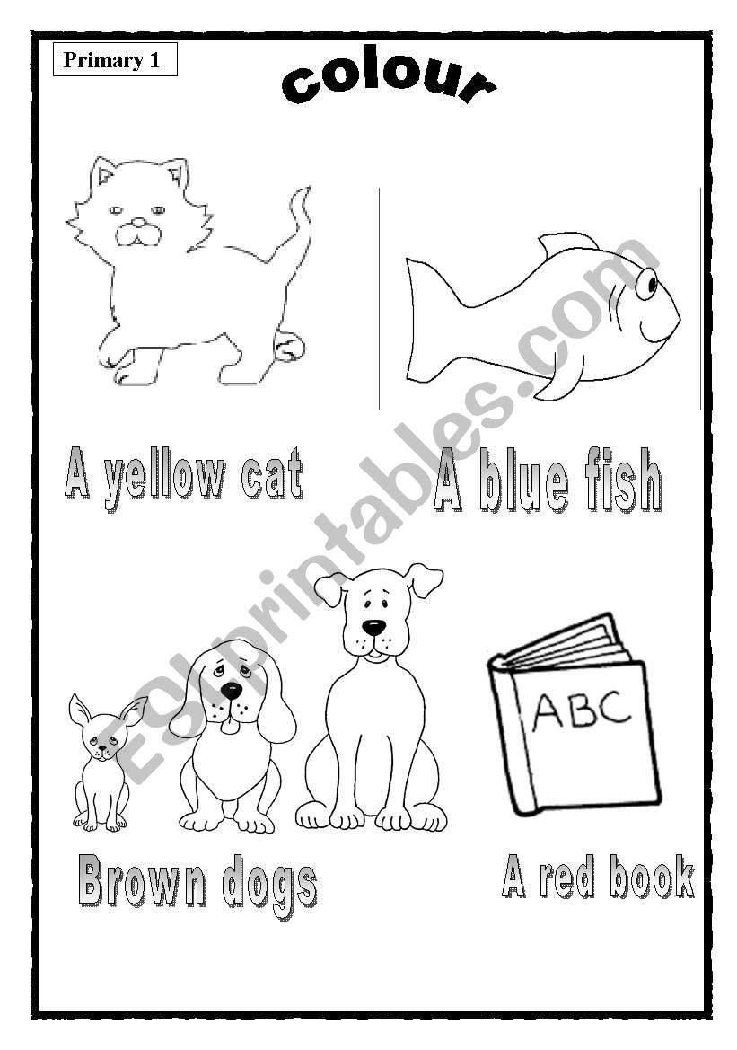 colour these pictures worksheet