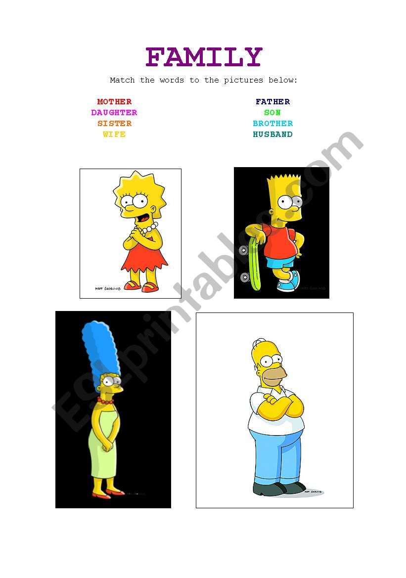 family worksheet