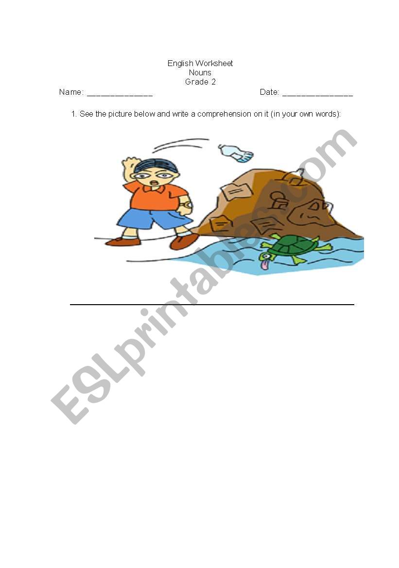 Nouns worksheet