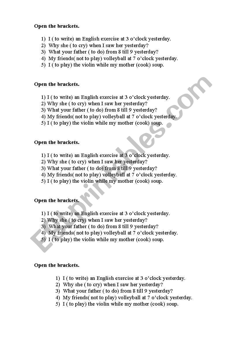grammar card worksheet