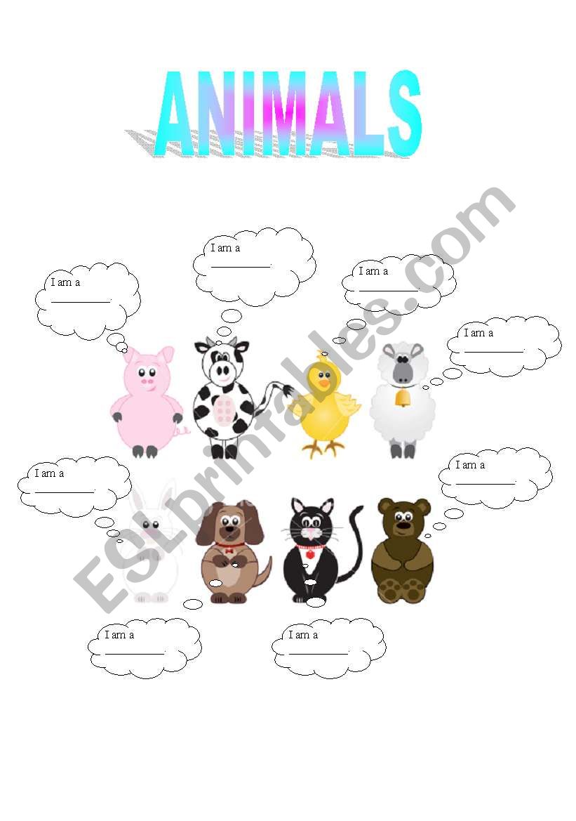 animals worksheet