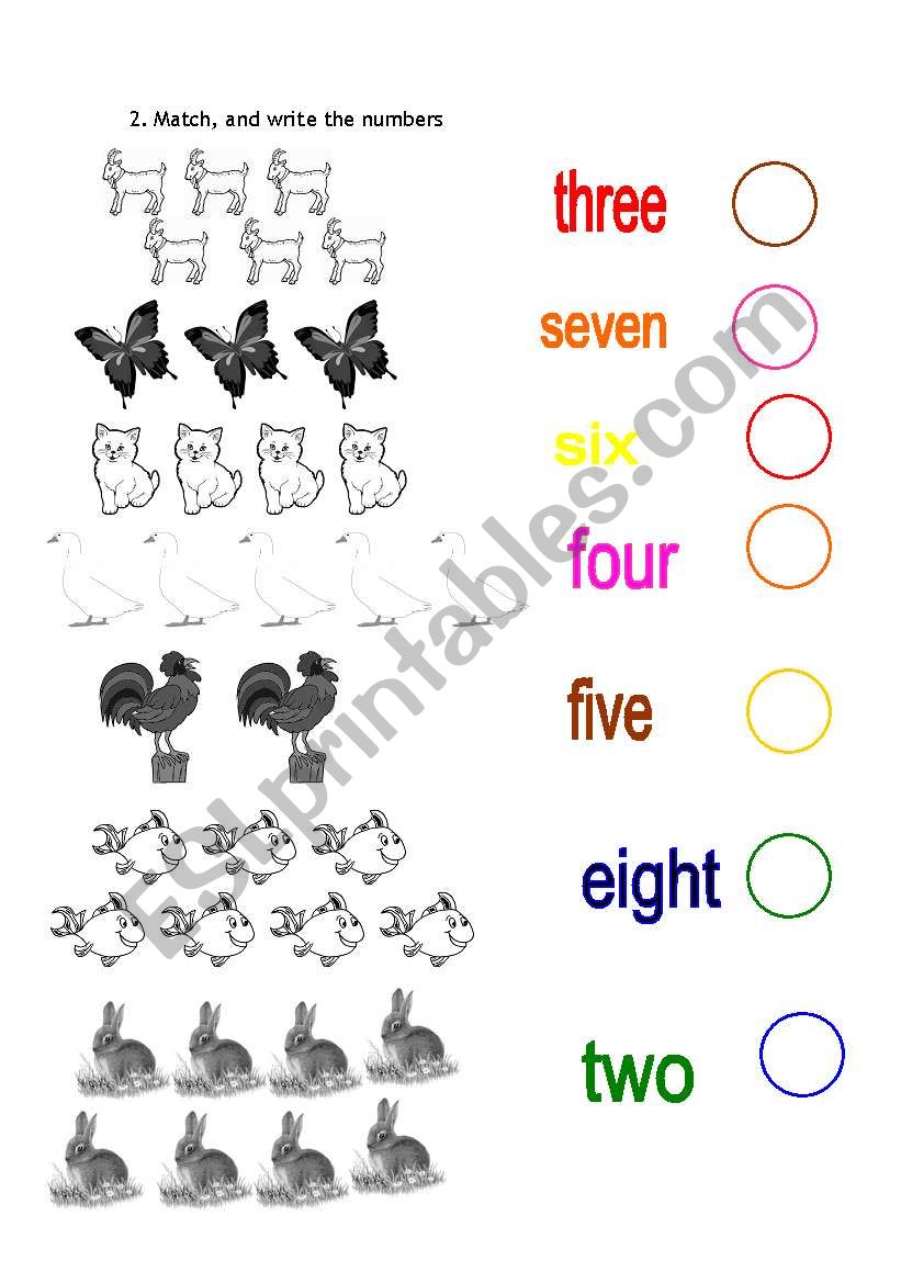 farm animals II worksheet