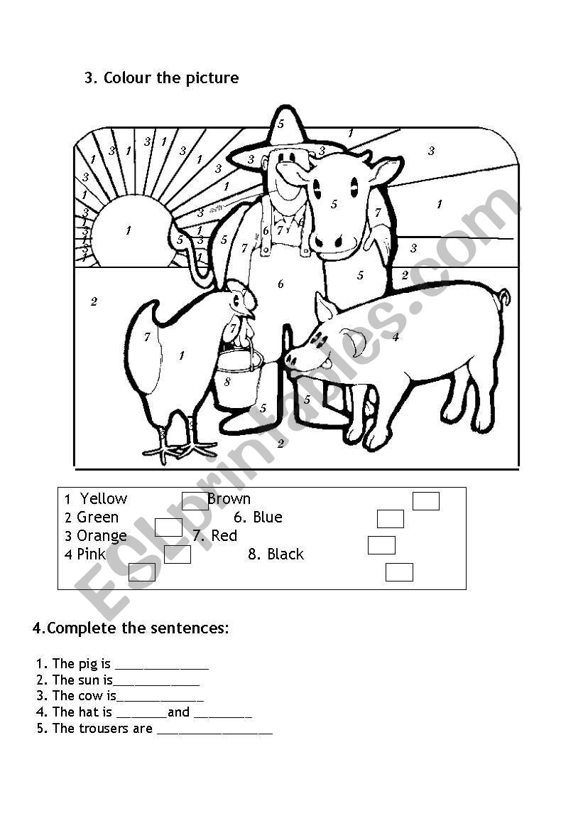 farm animals III worksheet