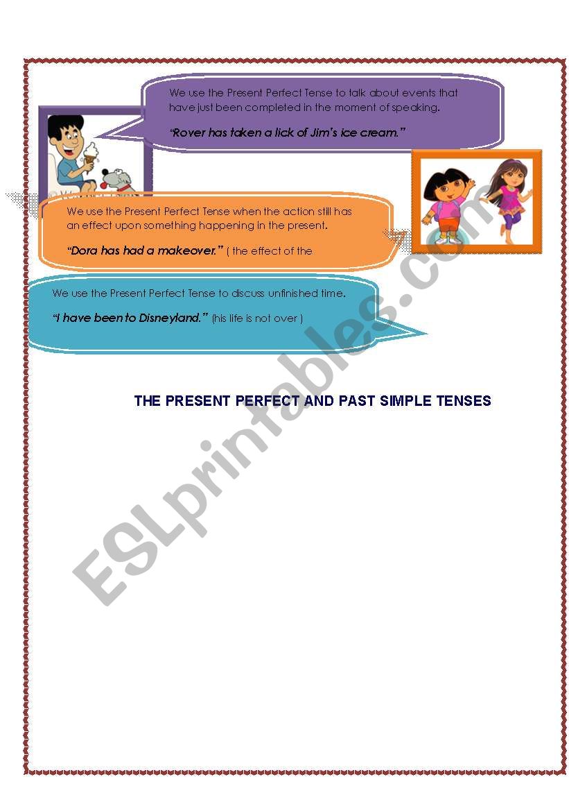 part 1- present perfect and past simple